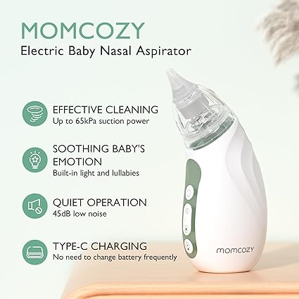 Momcozy Baby Nail File Electric & Baby Nasal Aspirator