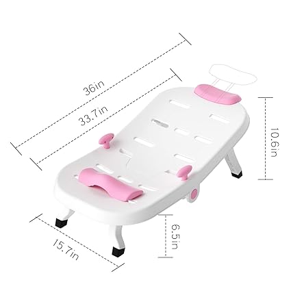 Fedicelly Toddlers Potty Training Seat Boys,Toddler Shampoo Chair Bather Girls, Kids Hair Washing Bath Seat