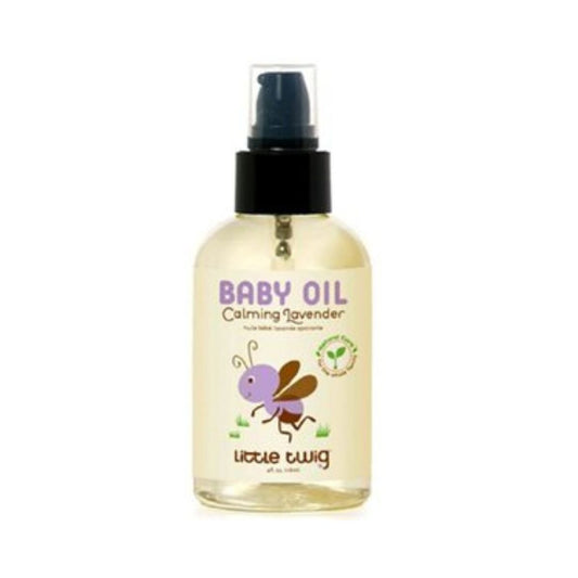 Baby Oil, Lavender 4 Oz by Little Twig (Pack of 6)