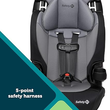 Safety 1st Grand 2-in-1 Booster Car Seat, Forward-Facing with Harness, 30-65 pounds and Belt-Positioning Booster, 40-100 pounds, High Street